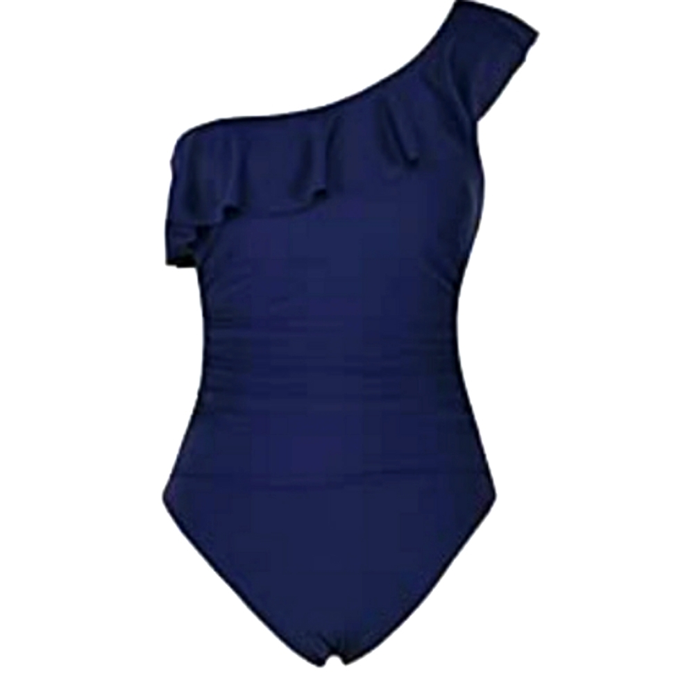 One-Shoulder Ruffle Swimsuit
